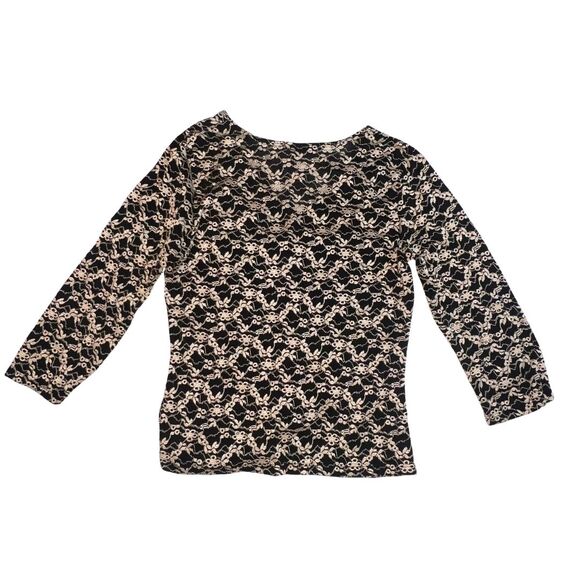 CDW Blouse Womens Large V Neck Long Sleeve Preppy Y2K Babydoll Fairycore Top - Picture 2 of 10